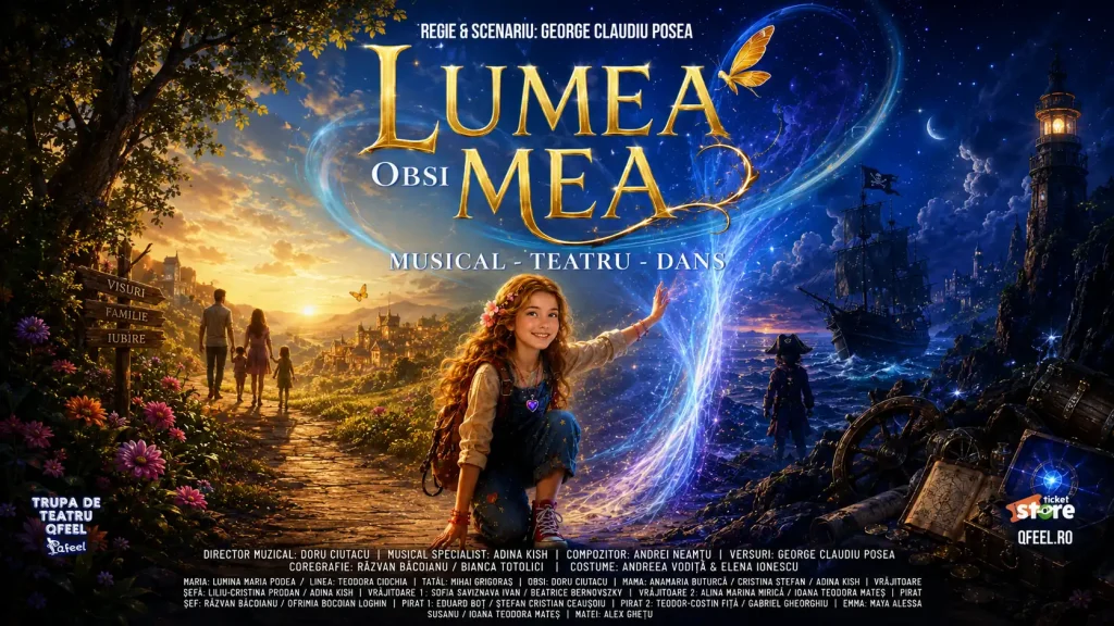 „Lumea Mea – Obsi” – un musical original despre lumea interioară a copiilor